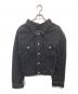 BALENCIAGA（バレンシアガ）の古着「16AW スウィング デニム ジャケット 458106」｜ブラック