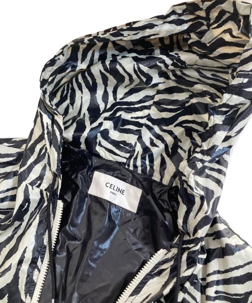CELINE（セリーヌ）CELINE (セリーヌ) ゼブラルックルーズカットジャケッ / ナイロンジャケット  2W537260Q ブラック サイズ:44の古着・服飾アイテム