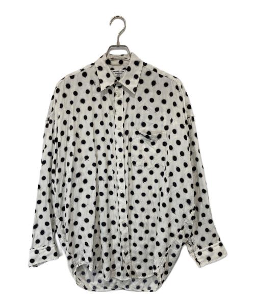 BALENCIAGA（バレンシアガ）BALENCIAGA (バレンシアガ) WARDROBE コクーンシルエット シャツ　642251 ホワイト サイズ:36の古着・服飾アイテム