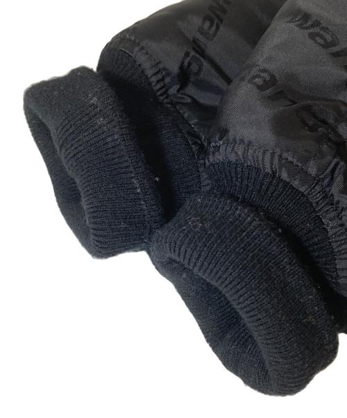 ALEXANDER WANG（アレキサンダー・ワン）ALEXANDER WANG (アレキサンダー・ワン) ロゴプリント クロップドボンバージャケット ブラック サイズ:XSの古着・服飾アイテム