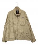Columbia×BEAMSコロンビア×ビームス）の古着「PFG Logriver BMS Jacket ロッグリバービーエムエスジャケット　122 PM0438」｜ブラウン