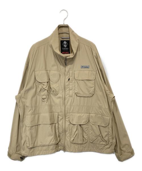 Columbia（コロンビア）Columbia (コロンビア) BEAMS (ビームス) PFG Logriver BMS Jacket ロッグリバービーエムエスジャケット　122 PM0438 ブラウン サイズ:Lの古着・服飾アイテム