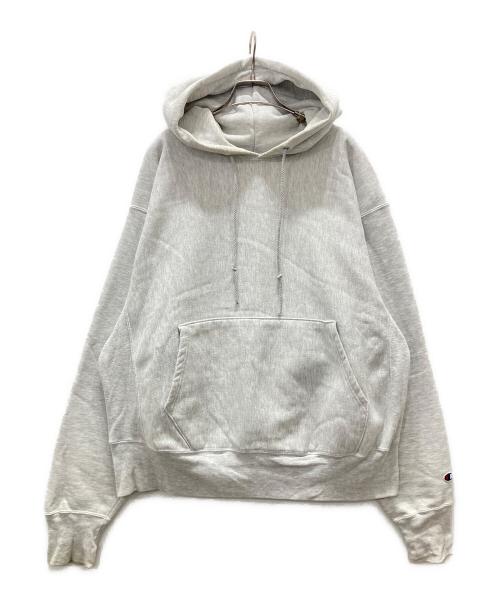 Champion REVERSE WEAVE（チャンピオン リバース ウィーブ）Champion REVERSE WEAVE (チャンピオン リバース ウィーブ) 90~00's 目無しパーカー グレー サイズ:Lの古着・服飾アイテム