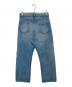 AURALEE (オーラリー) SELVEDGE FADED LIGHT DENIM PANTS セルヴィッジフェイデッドライトデニムパンツ　A25SP02DE インディゴ サイズ:3：35000円