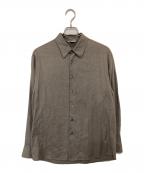 AURALEEオーラリー）の古着「SUPER LIGHT WOOL SHIRT　スーパーライトウールシャツ　A24AS01OS」｜ブラウン