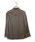AURALEE (オーラリー) SUPER LIGHT WOOL SHIRT　スーパーライトウールシャツ　A24AS01OS ブラウン サイズ:3：22000円