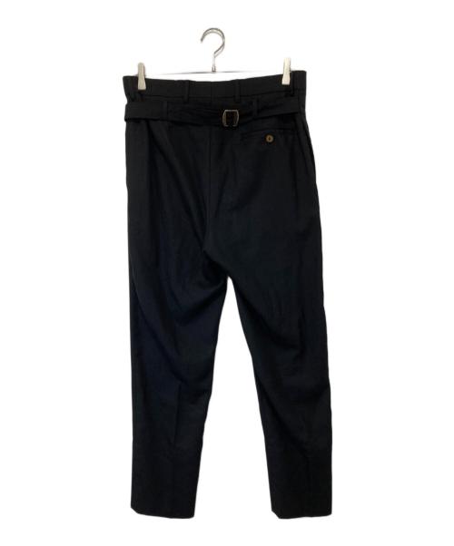 Vivienne Westwood man（ヴィヴィアン ウェストウッド マン）Vivienne Westwood man (ヴィヴィアン ウェストウッド マン) モヘヤ混ウールスラックス　MOHAIR BLEND WOOL SLACKS 4445-1713 ブラック サイズ:46の古着・服飾アイテム