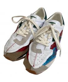 KOLOR（カラー）の古着「再構築 パッチワーク ドッキング スニーカー　22WCM-A02502」｜ホワイト