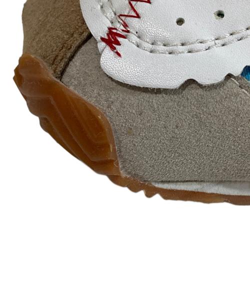 KOLOR（カラー）KOLOR (カラー) 再構築 パッチワーク ドッキング スニーカー　22WCM-A02502 ホワイト サイズ:25.5の古着・服飾アイテム