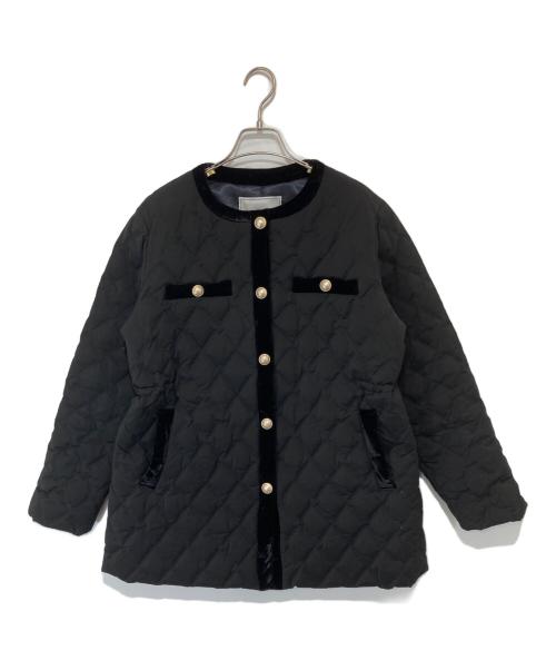 HER LIP TO（ハーリップトゥ）HER LIP TO (ハーリップトゥ) Liora Quilted Down Jacket (キルティングダウンジャケット) 1254307140 ブラック サイズ:Sの古着・服飾アイテム