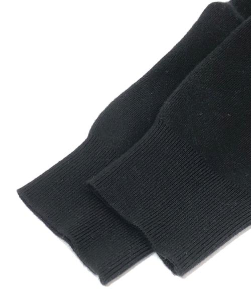 CABAN（キャバン）CABAN (キャバン) コットンカシミヤ パールロゴポロカーディガン　39-02-44-02001 ブラック サイズ:Fの古着・服飾アイテム