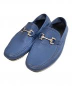 Salvatore Ferragamoサルヴァトーレ フェラガモ）の古着「ガンチーニ ドライビングシューズ 31118」｜ブルー