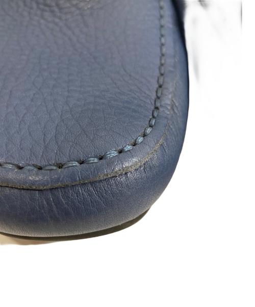 Salvatore Ferragamo（サルヴァトーレ フェラガモ）Salvatore Ferragamo (サルヴァトーレ フェラガモ) ガンチーニ ドライビングシューズ 31118 ブルー サイズ: 9.5EEの古着・服飾アイテム