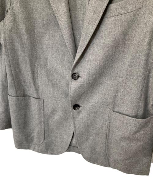 ZEGNA（ゼニア）ZEGNA (ゼニア) グレーメランジュ Oasi Cashmere 2Bテーラードジャケット　UAC46 SDF 300 グレー サイズ:50の古着・服飾アイテム