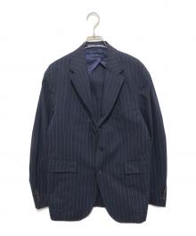 POLO RALPH LAUREN（ポロ・ラルフローレン）の古着「ピンストライプ 2Bテーラードジャケット　STRIPE TAILORED JACKET　0200013615」｜ネイビー