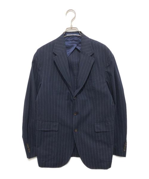 POLO RALPH LAUREN（ポロ・ラルフローレン）POLO RALPH LAUREN (ポロ・ラルフローレン) ピンストライプ 2Bテーラードジャケット　STRIPE TAILORED JACKET　0200013615 ネイビー サイズ:40Sの古着・服飾アイテム