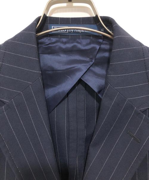 POLO RALPH LAUREN（ポロ・ラルフローレン）POLO RALPH LAUREN (ポロ・ラルフローレン) ピンストライプ 2Bテーラードジャケット　STRIPE TAILORED JACKET　0200013615 ネイビー サイズ:40Sの古着・服飾アイテム