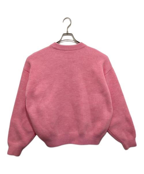 ALEXANDER WANG（アレキサンダー・ワン）ALEXANDER WANG (アレキサンダー・ワン) New York Logo Crew Sweater ニューヨーク ロゴ クルー セーター UKC1231057 ピンク サイズ:Sの古着・服飾アイテム