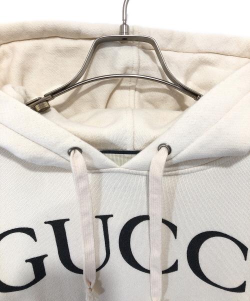 GUCCI（グッチ）GUCCI (グッチ) インターロッキングGプリントパーカー　475374 ベージュ サイズ:Mの古着・服飾アイテム