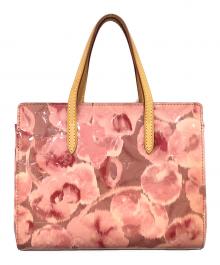 LOUIS VUITTON（ルイ ヴィトン）の古着「イカットフラワー カタリーナBB　トートバッグ　ローズヴェルール　M90040」｜ローズヴェルール