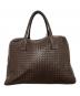 BOTTEGA VENETA (ボッテガベネタ) イントレチャート レザーボストンバッグ　10100101319CHO ブラウン：70000円