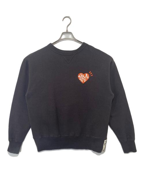 HUMAN MADE（ヒューマンメイド）HUMAN MADE (ヒューマンメイド) TSURIAMI SWEATSHIRT 24AW ブラウン サイズ:Lの古着・服飾アイテム