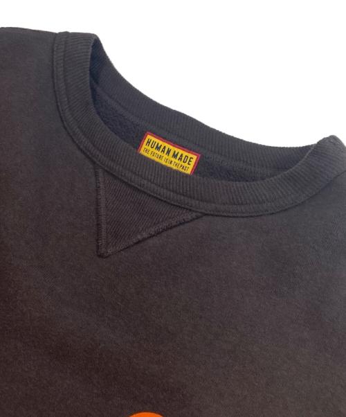 HUMAN MADE（ヒューマンメイド）HUMAN MADE (ヒューマンメイド) TSURIAMI SWEATSHIRT 24AW ブラウン サイズ:Lの古着・服飾アイテム