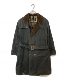 Barbour（バブアー）の古着「WAX TRENCH COAT（ワックストレンチコート）　1702262」｜グリーン