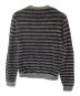 Saint Laurent Paris (サンローランパリ) ラメボーダーニット　590365 ブラック サイズ:XS：17000円