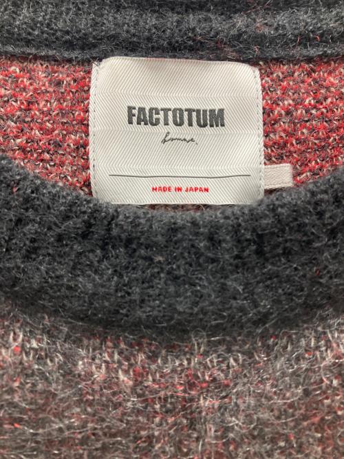 FACTOTUM（ファクトタム）FACTOTUM (ファクトタム) ニット レッド サイズ:46の古着・服飾アイテム