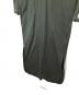 中古・古着 Mame Kurogouchi (マメクロゴウチ) Mercerized Cotton V-neck Dress（マーセライズド コットン Vネックドレス）/ ワンピース　MM23FW-JS051 グリーン サイズ:2：20000円