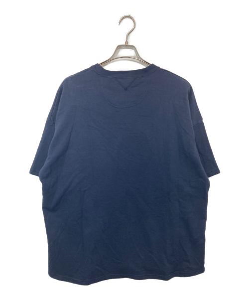 WHITE MOUNTAINEERING（ホワイトマウンテ二アニング）WHITE MOUNTAINEERING (ホワイトマウンテ二アニング) POCKET OVER SIZED T-SHIRT(ポケットオーバーサイズドTシャツ) WM2371507　半袖Tシャツ ネイビー サイズ:１の古着・服飾アイテム