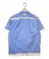 WHITE MOUNTAINEERING (ホワイトマウンテ二アニング) LAYERED TAPED SHIRT(レイヤードテープシャツ) WM2171111 / オープンカラーシャツ ブルー サイズ:０：9000円