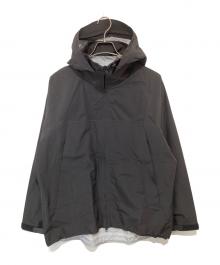 AKAD（エーケーエーディー）の古着「SIGNATURE TECH RAIN SHELL PARKA（シグネチャー テックレインシェルパーカー） / ナイロンジャケット　AKAD001」｜ブラック