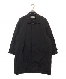 everyone（エブリワン）の古着「NYLON SOUTIEN COLLAR COAT EV22-CT01」｜ブラック