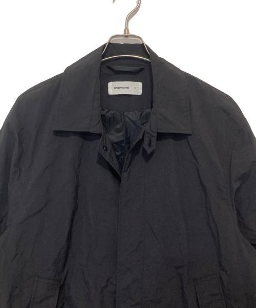 everyone（エブリワン）everyone (エブリワン) NYLON SOUTIEN COLLAR COAT EV22-CT01 ブラック サイズ:Mの古着・服飾アイテム