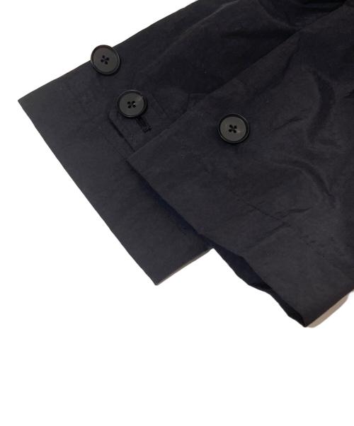 everyone（エブリワン）everyone (エブリワン) NYLON SOUTIEN COLLAR COAT EV22-CT01 ブラック サイズ:Mの古着・服飾アイテム