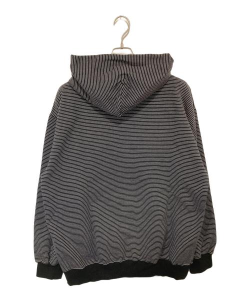 The Ennoy Professional（ザ エンノイ プロフェッショナル）The Ennoy Professional (ザ エンノイ プロフェッショナル) Border Hoodie Sweat　ボーダースウェットフーディー　AW24BRENCT02NTL ブラック サイズ:Lの古着・服飾アイテム
