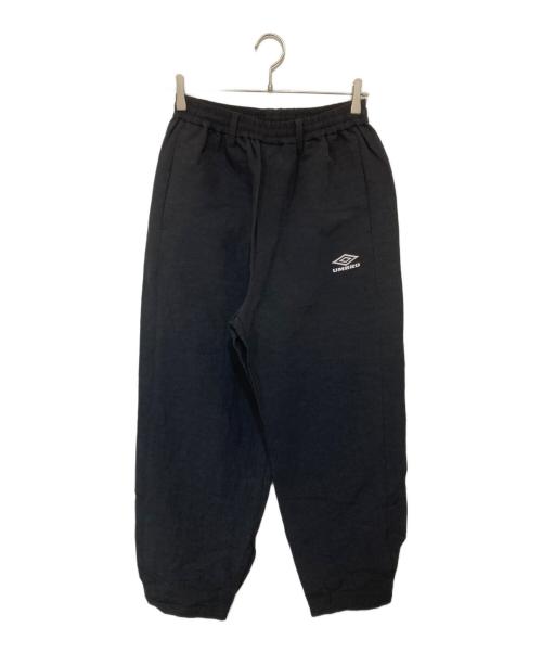 ssstein（シュタイン）ssstein (シュタイン) UMBRO (アンブロ) LINEN/NYLON TRACK TROUSERS（リネンナイロン トラックトラウザーズ）　ST.1342 ブラック サイズ:Sの古着・服飾アイテム