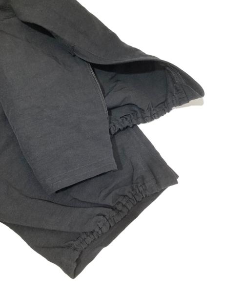 ssstein（シュタイン）ssstein (シュタイン) UMBRO (アンブロ) LINEN/NYLON TRACK TROUSERS（リネンナイロン トラックトラウザーズ）　ST.1342 ブラック サイズ:Sの古着・服飾アイテム