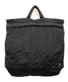 PORTER×NEIGHBORHOOD（ポーター×ネイバーフッド）の古着「コラボ　2WAYキルティングバッグ　Quilting bag　トートバッグ　ショルダーバッグ」｜ブラック