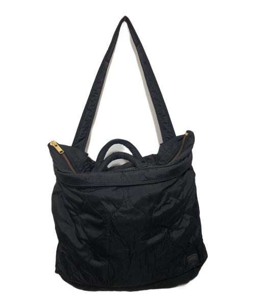 PORTER（ポーター）PORTER (ポーター) NEIGHBORHOOD (ネイバーフッド) コラボ　2WAYキルティングバッグ　Quilting bag　トートバッグ　ショルダーバッグ ブラックの古着・服飾アイテム