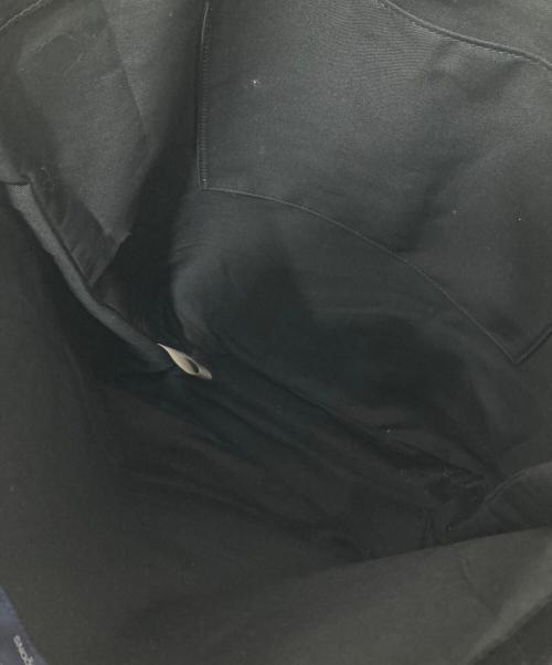 COMME des GARCONS（コムデギャルソン）COMME des GARCONS (コムデギャルソン) サークルパッチレザースクエアトートバック　KZ-K 254 ブラックの古着・服飾アイテム