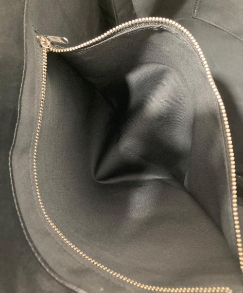 COMME des GARCONS（コムデギャルソン）COMME des GARCONS (コムデギャルソン) サークルパッチレザースクエアトートバック　KZ-K 254 ブラックの古着・服飾アイテム