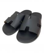 HERMESエルメス）の古着「イズミールサンダル 041141Z」｜ブラック