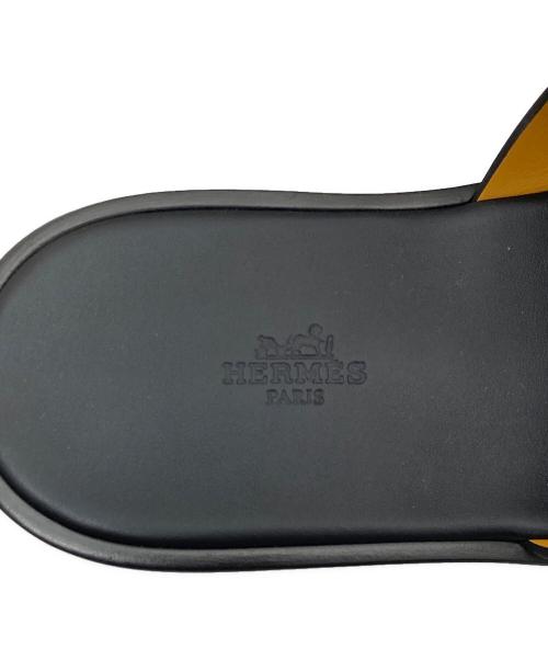 HERMES（エルメス）HERMES (エルメス) イズミールサンダル 041141Z ブラック サイズ:43の古着・服飾アイテム