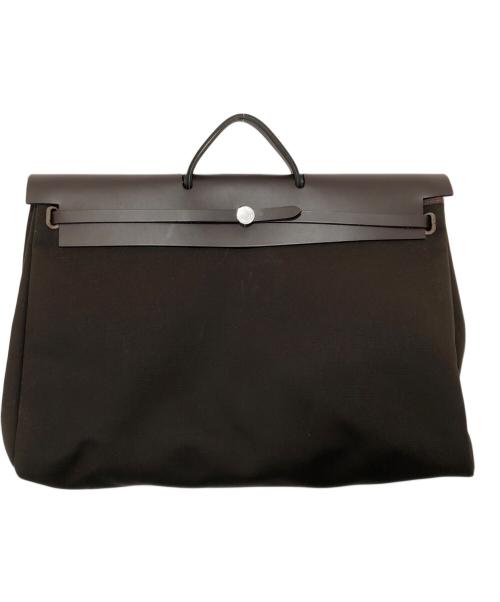 HERMES（エルメス）HERMES (エルメス) エールバッグ・ジップ50　A2300254 ブラックの古着・服飾アイテム