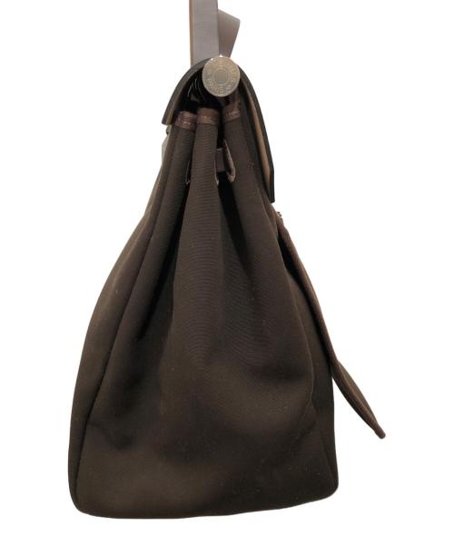 HERMES（エルメス）HERMES (エルメス) エールバッグ・ジップ50　A2300254 ブラックの古着・服飾アイテム