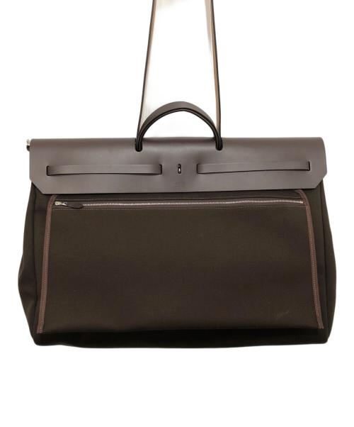 HERMES（エルメス）HERMES (エルメス) エールバッグ・ジップ50　A2300254 ブラックの古着・服飾アイテム