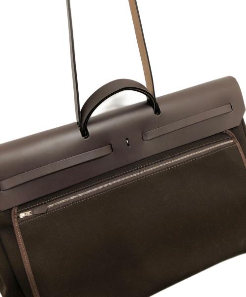 HERMES（エルメス）HERMES (エルメス) エールバッグ・ジップ50　A2300254 ブラックの古着・服飾アイテム